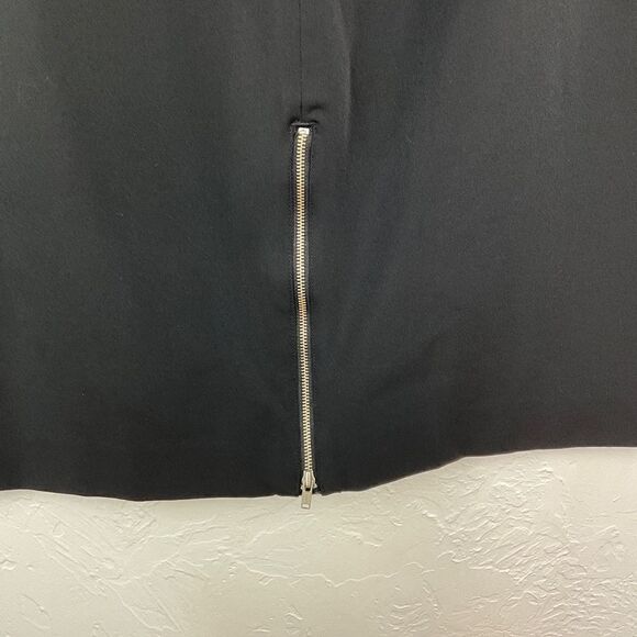 Isaac Mizrahi For Target Black Double Zip Pencil Skirt 10 - Picture 4 of 6